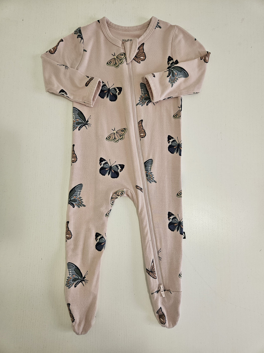 Kyte Baby • Blush Butterfly Bamboo Sleeper