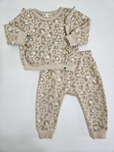 Load image into Gallery viewer, Rabbit + Bear • Leopard Print Jogger Set
