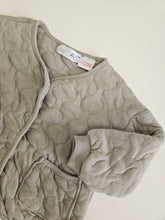 Load image into Gallery viewer, Zara • Olive Green Quilted Cardigan
