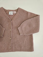 Load image into Gallery viewer, Zara • Blush Ribbed Knit Cardigan
