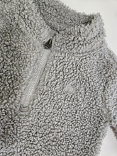 Cargar imagen en el visor de la galería, Baby Gap • Grey Sherpa 1/2 Zip Pullover
