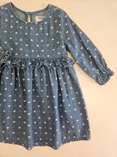 Charger l'image dans la galerie, Old Navy • Denim Heart Print Dress
