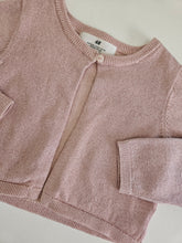 Load image into Gallery viewer, H&amp;M • Pink Sparkly Dress Cardigan
