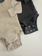 Load image into Gallery viewer, H&amp;M • 2pk Neutral Ribbed Bodysuits
