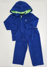 Load image into Gallery viewer, Ralph Lauren • Bright Blue / Neon Green Jogger Set
