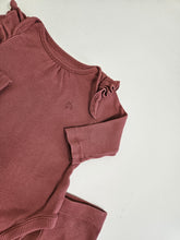 Load image into Gallery viewer, Baby Gap • Chalk Burgundy Ribbed Set
