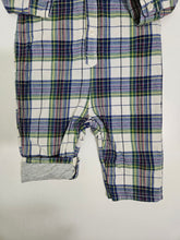 Cargar imagen en el visor de la galería, Baby Gap • Cotton Lined Plaid Romper
