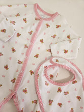 Load image into Gallery viewer, Ralph Lauren • All Over Bear Print Sleeper &amp; Bib
