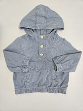 Load image into Gallery viewer, Baby Gap • Pinstripe Denim Pullover
