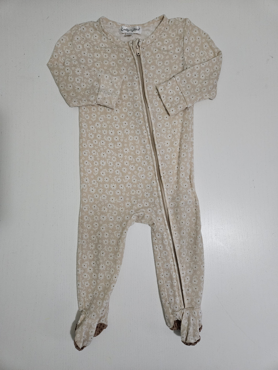 Emily and Oliver • Floral Print Bamboo Sleeper