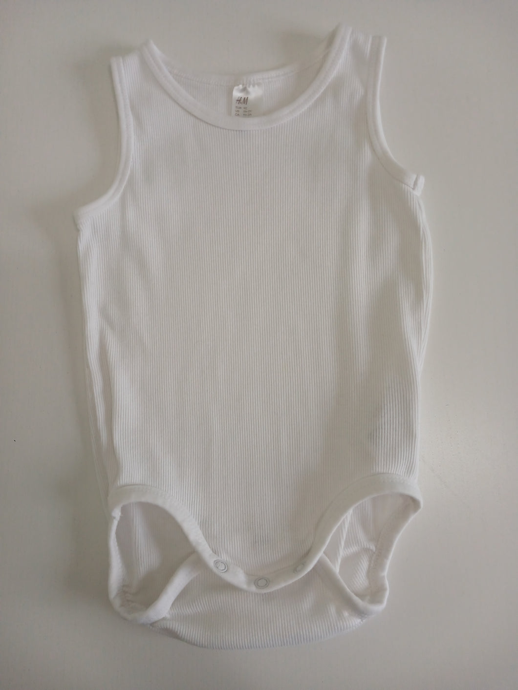 <b>H&M</b> Solid Ribbed Tank Bodysuit