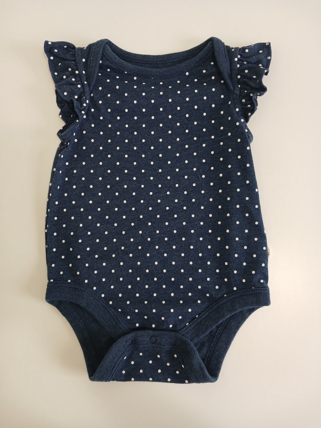 <b>Baby Gap</b> Polkadot Frilly Sleeve Bodysuit