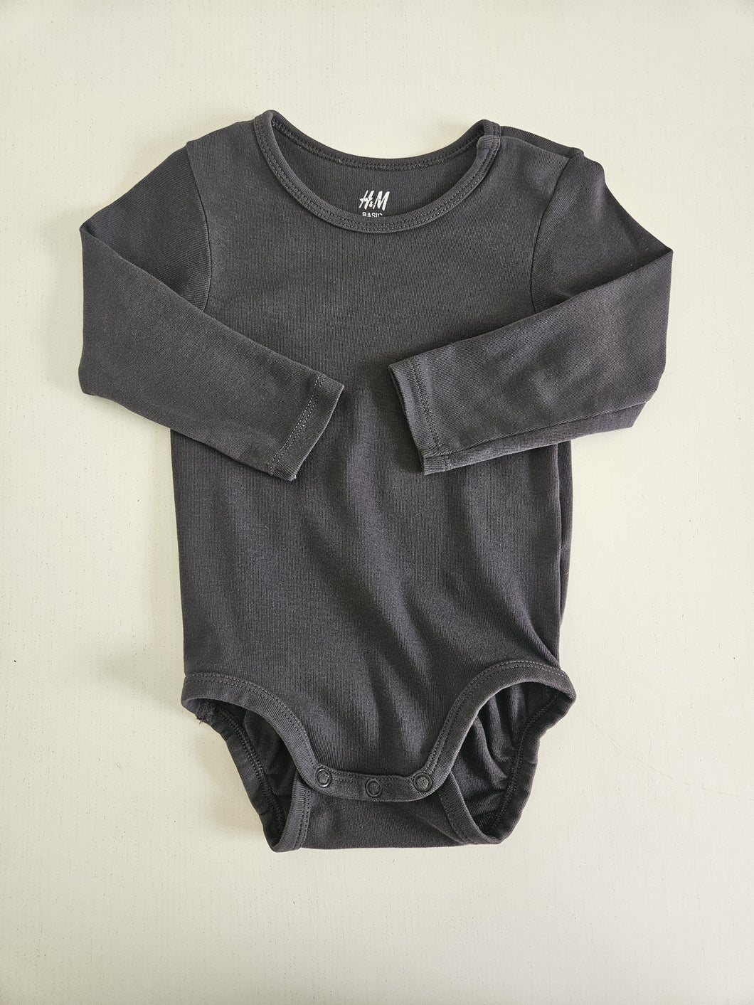 H&M • Charcoal Bodysuit