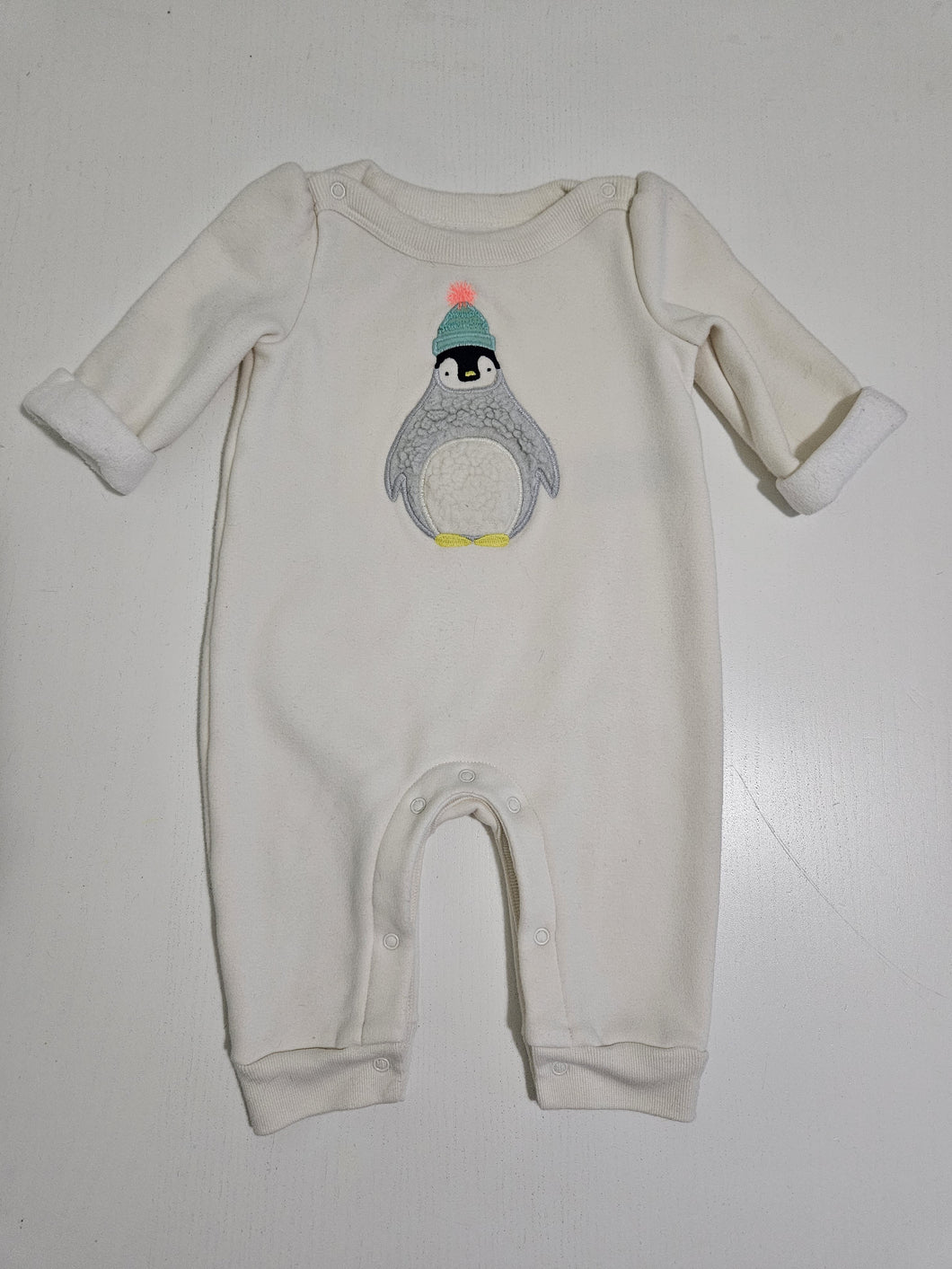 Baby Gap • Super Soft Penquin Romper