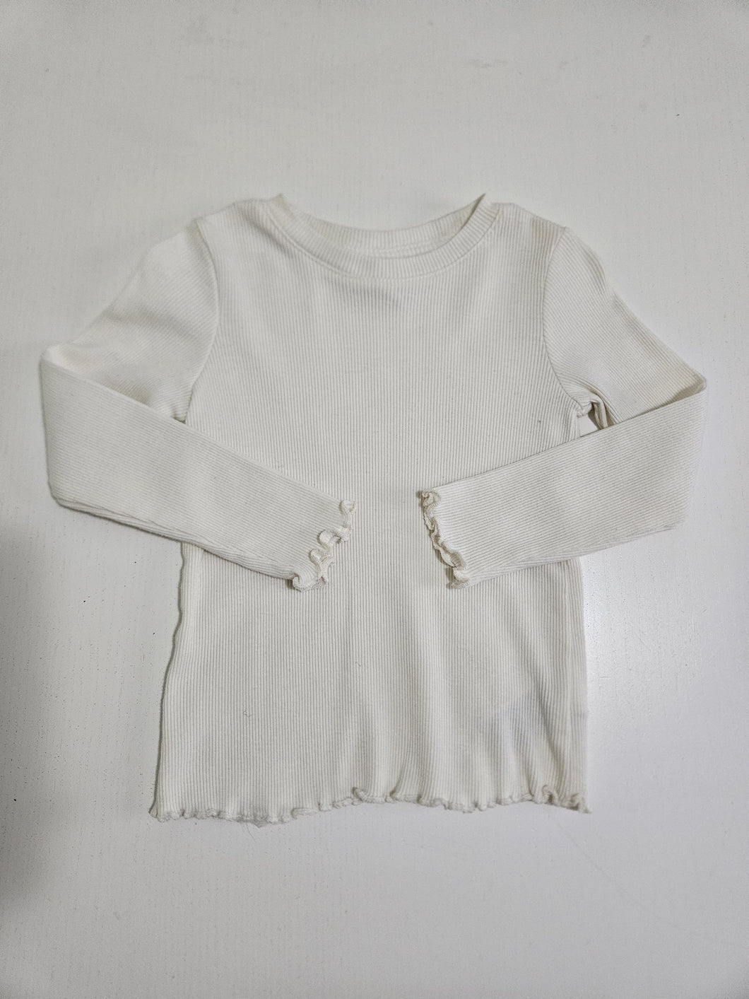 Baby Gap • Cream Ribbed Shirt