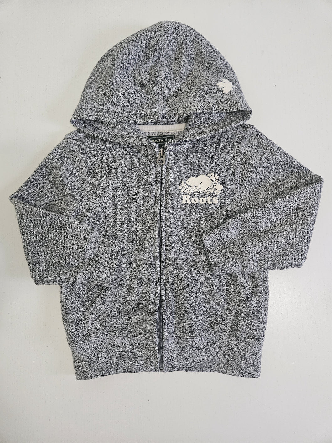 ROOTS • Salt & Pepper Zip Hoodie