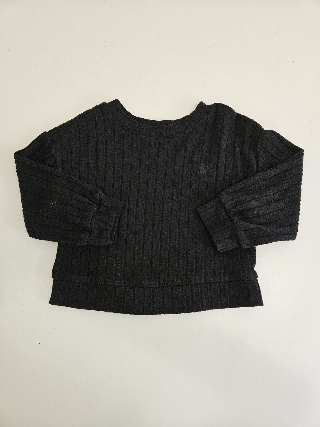 Baby Gap • Black Ribbed Shirt