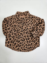 Cargar imagen en el visor de la galería, Baby Gap • Leopard Chord Sweater Jacket
