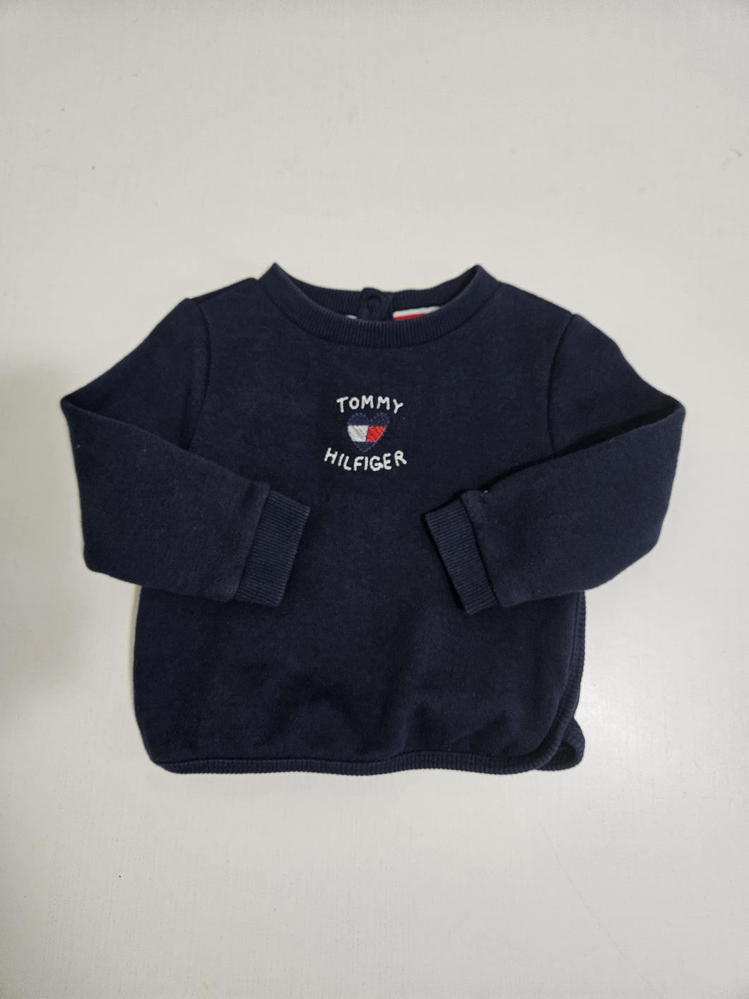 Tommy Hilfiger • Navy Pullover Heart Sweater