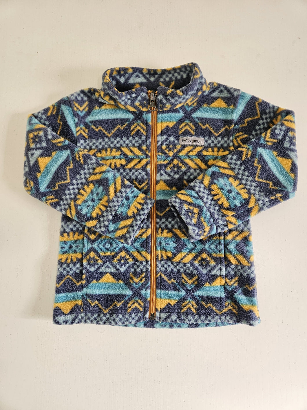 Columbia • Patterned Fleece Zip Sweater