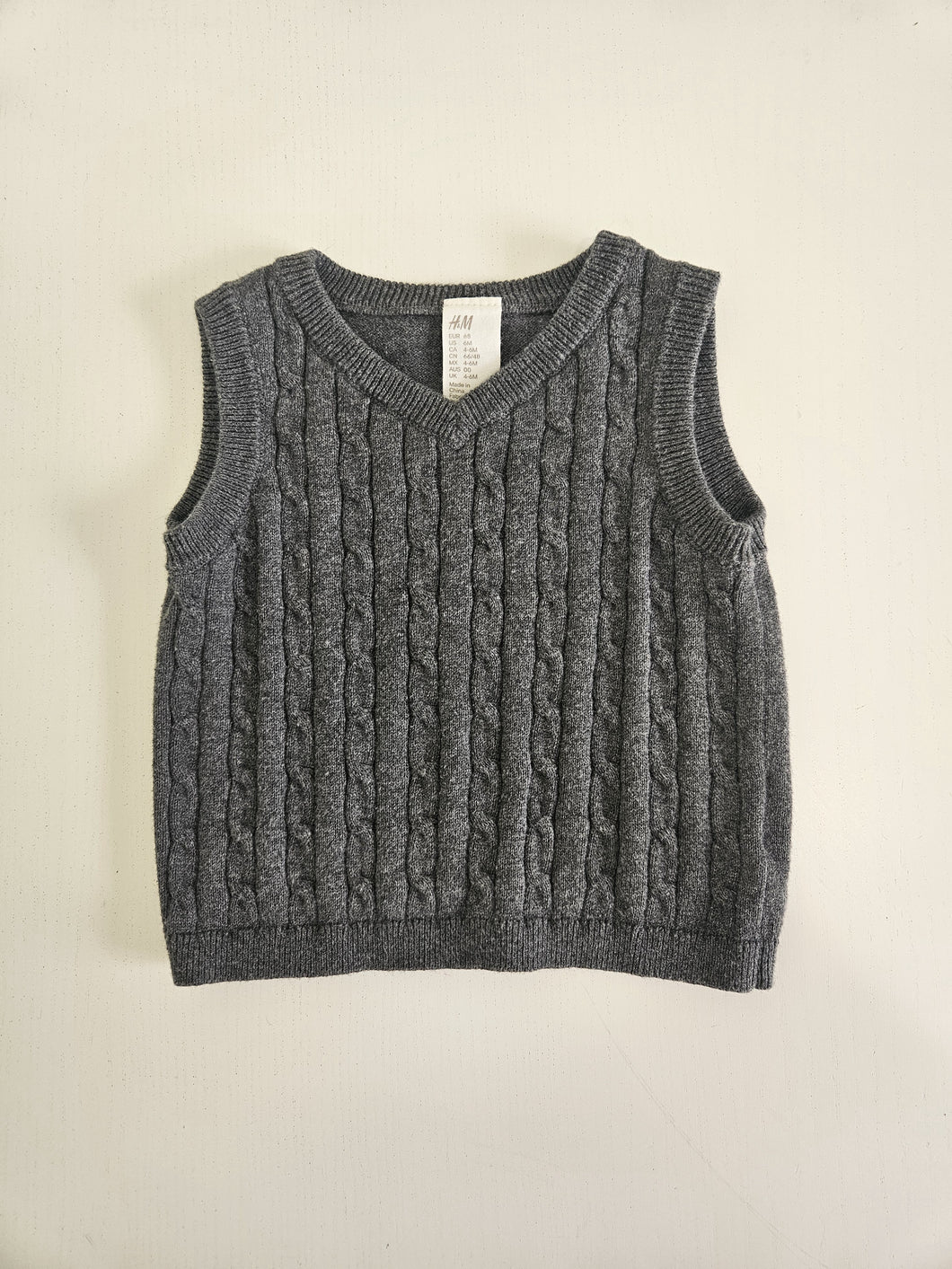 H&M • Cableknit Vest