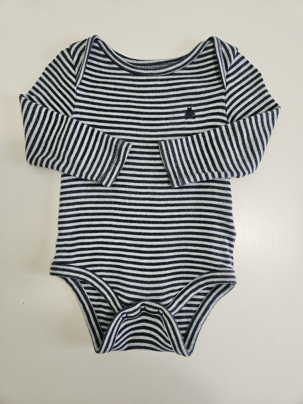 Baby Gap • Blue Striped Bodysuit