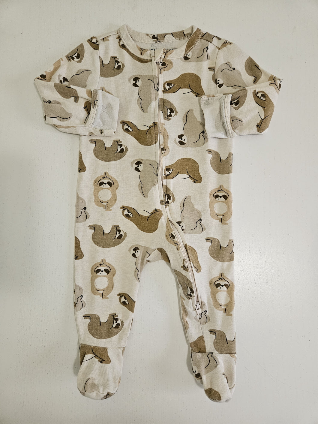 Old Navy • Sloth Print 2-Way Zip Sleeper