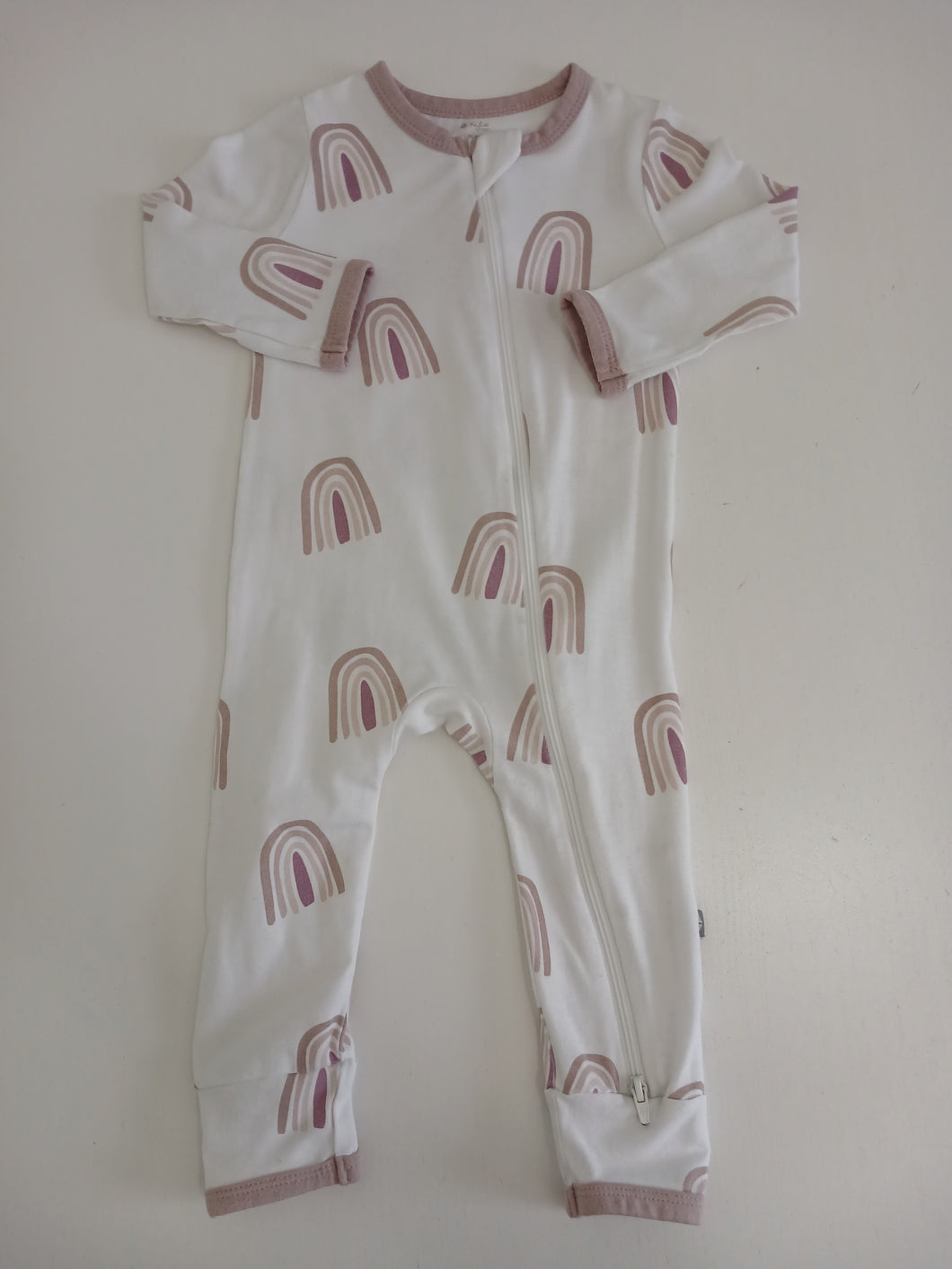 <b>Kyte Baby</b> Fog Rainbow Print Bamboo Sleeper