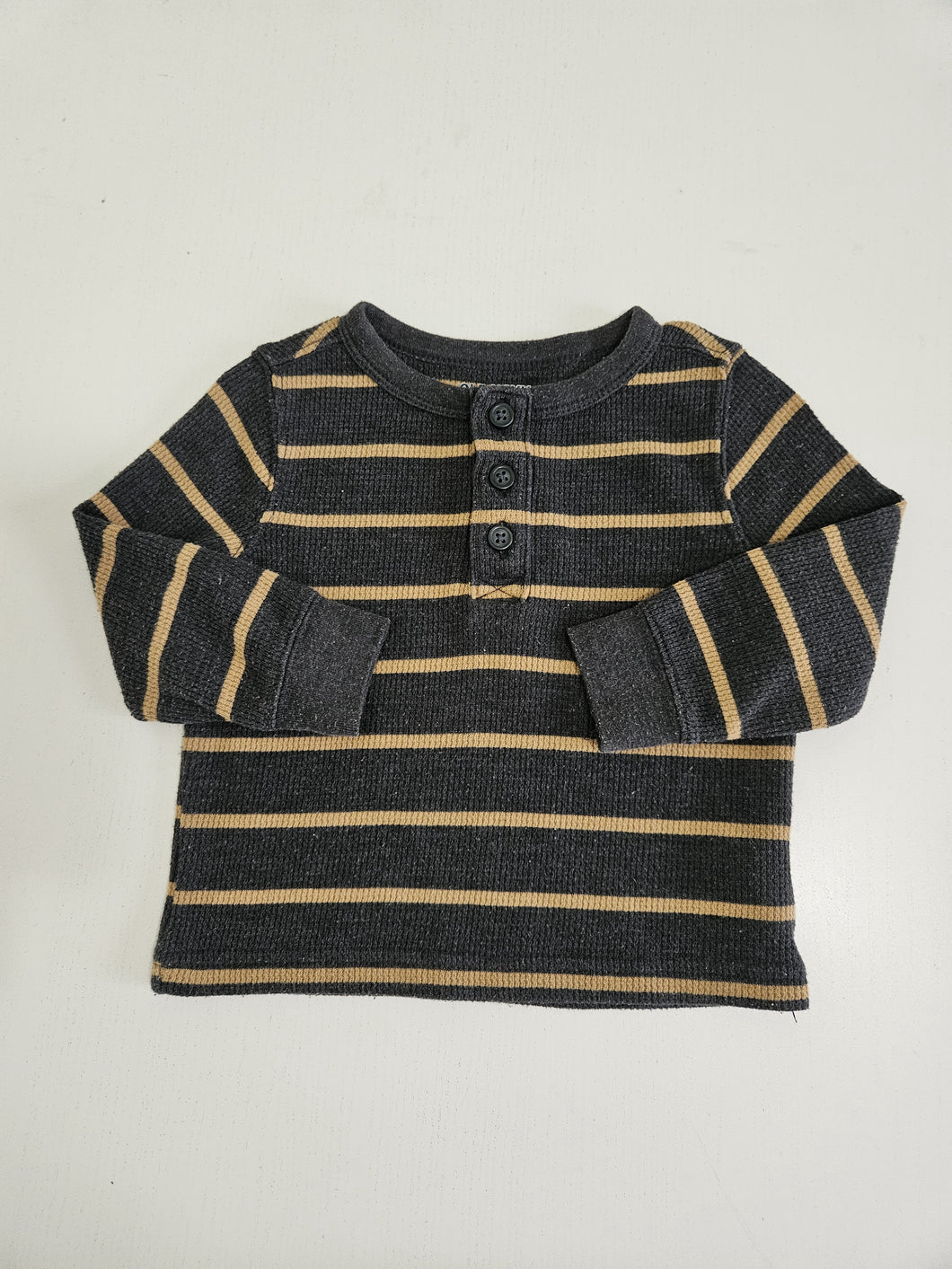 Old Navy • Striped Wafflekint Shirt