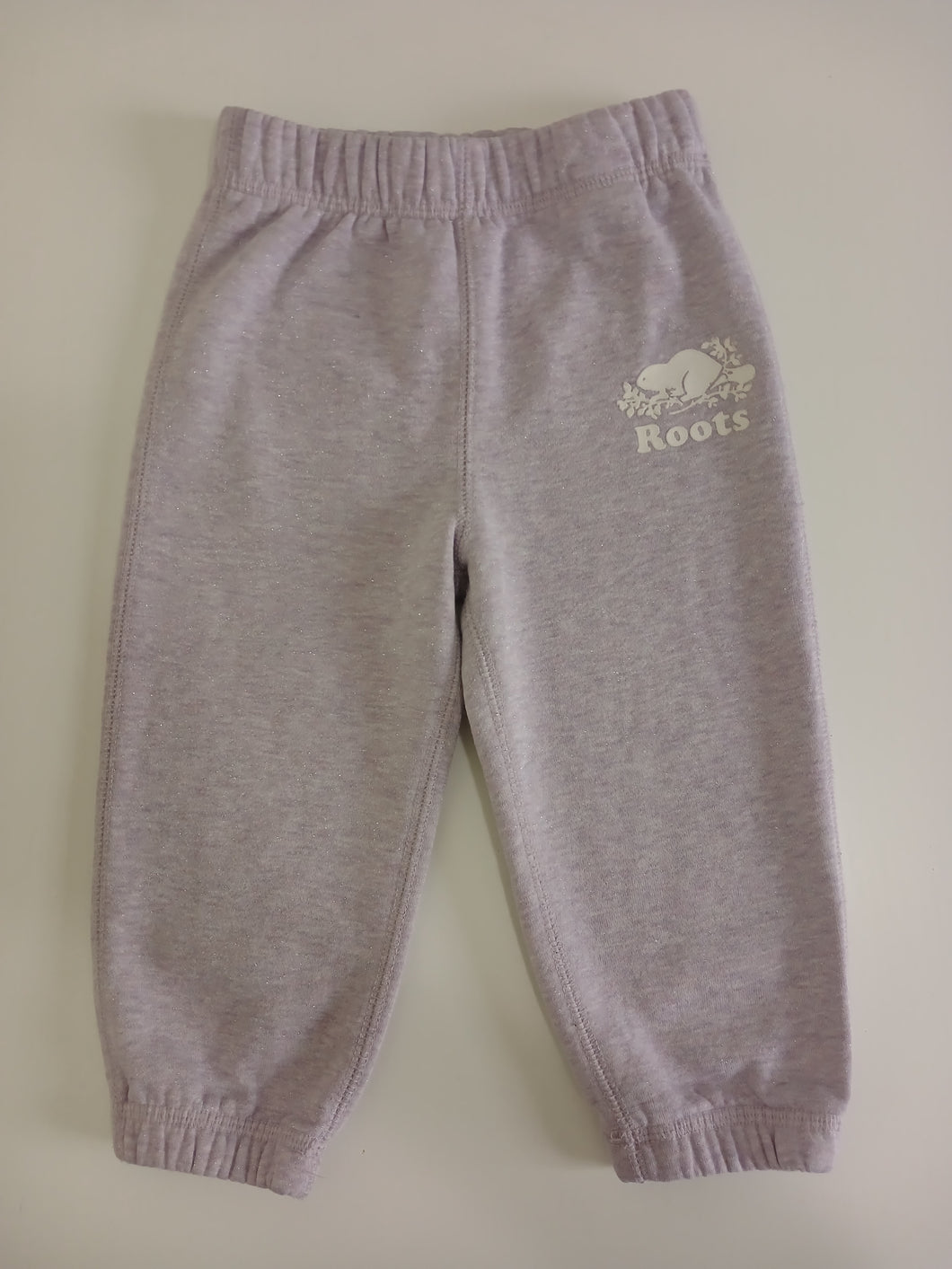 <b>ROOTS</b> Sparkly Light Purple Jogger Pants