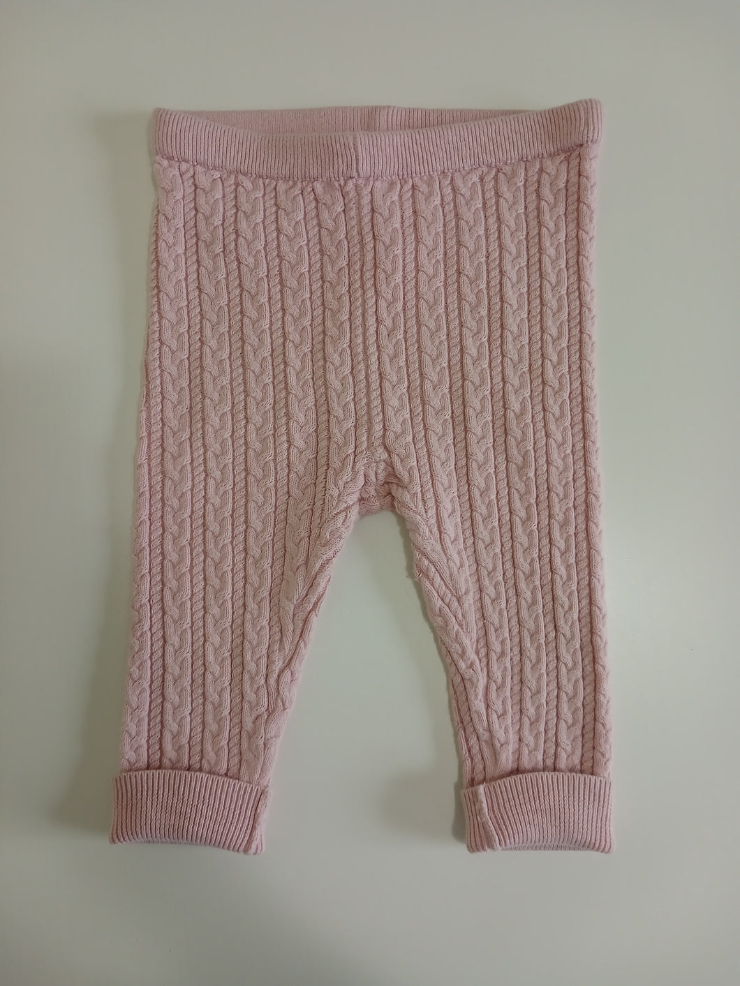 <b>Baby Gap</b> Pink Cableknit Leggings