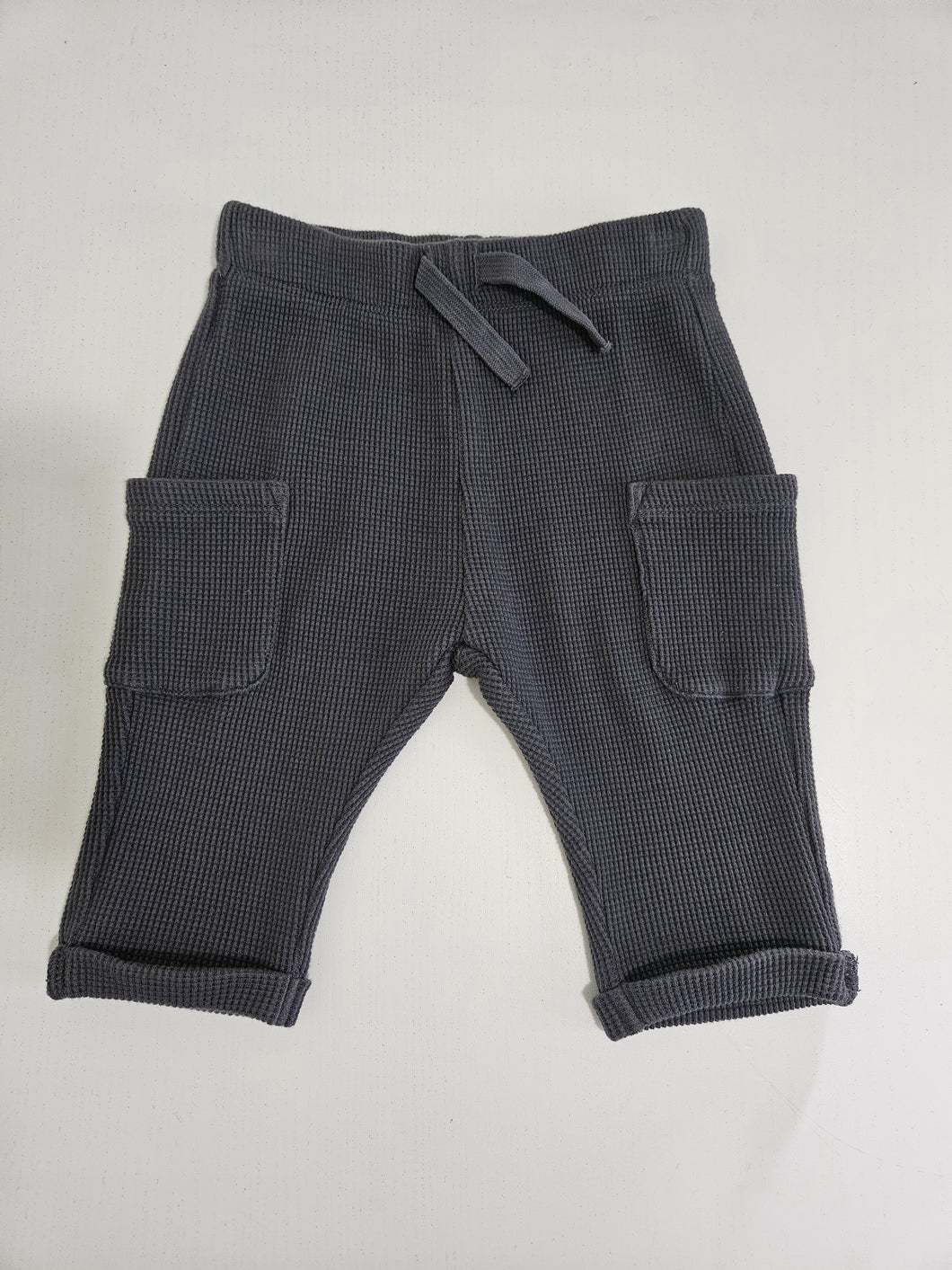 H&M • Charcoal Waffleknit Pants