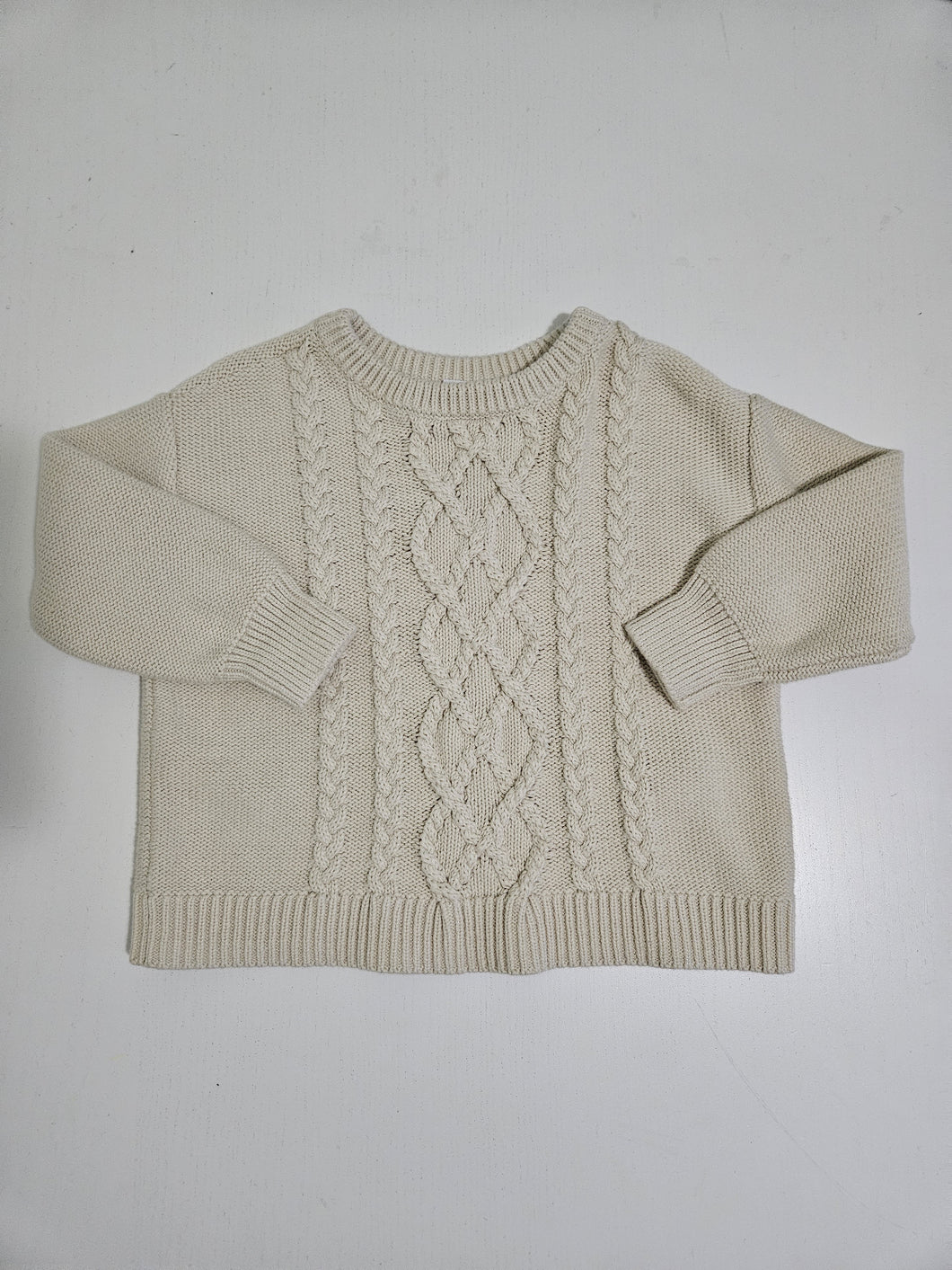 Baby Gap • Cream Cableknit Sweater