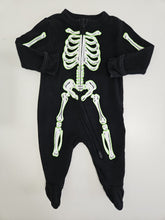Load image into Gallery viewer, Old Navy • Glow Skeleton 2-Way Zip Sleeper

