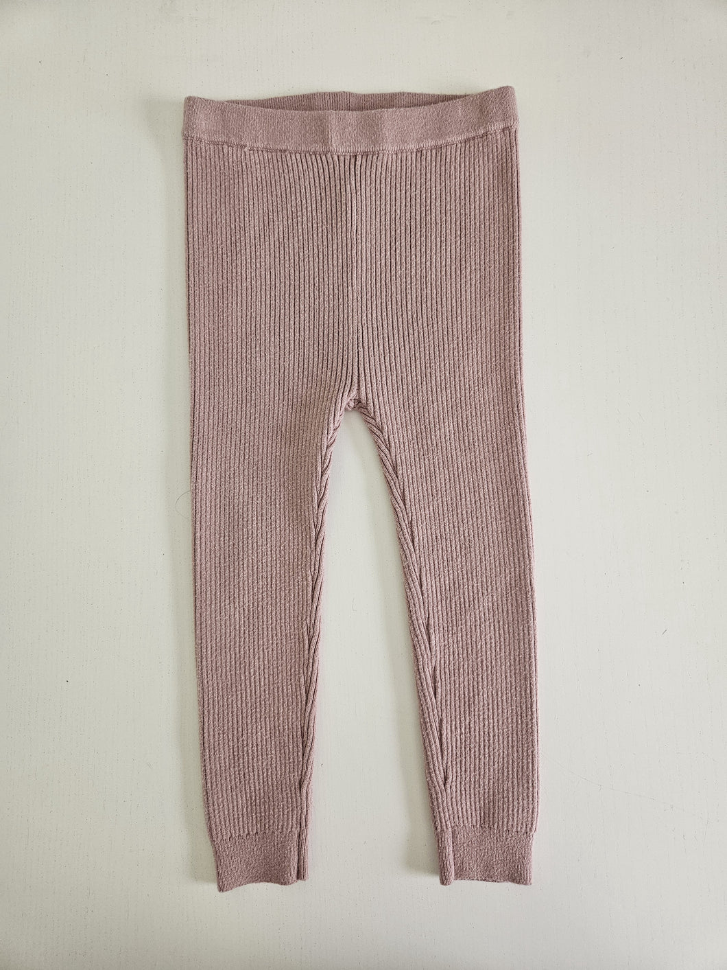 Baby Gap • Blush Ribbed Leggings