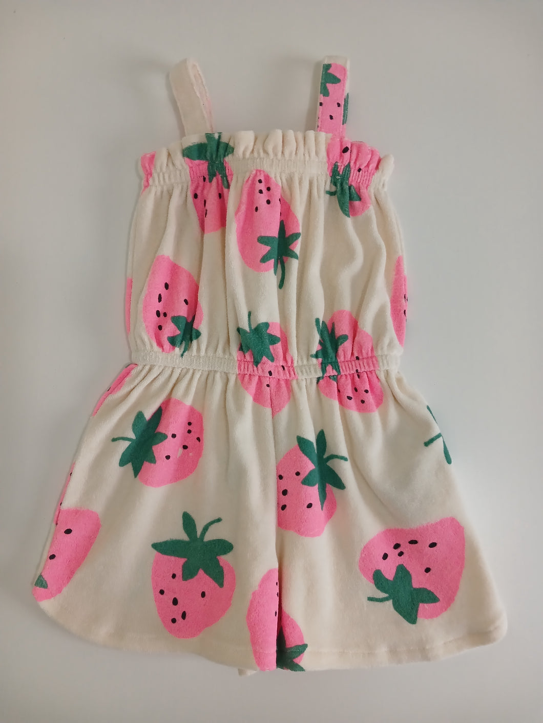 <b>H&M</b> Strawberry Terrycloth Romper NWT