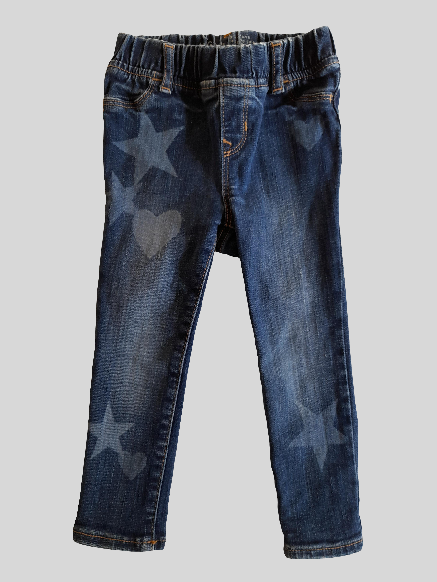 <b>Baby Gap -</b> Jean skinny imprimé cœurs et étoiles
