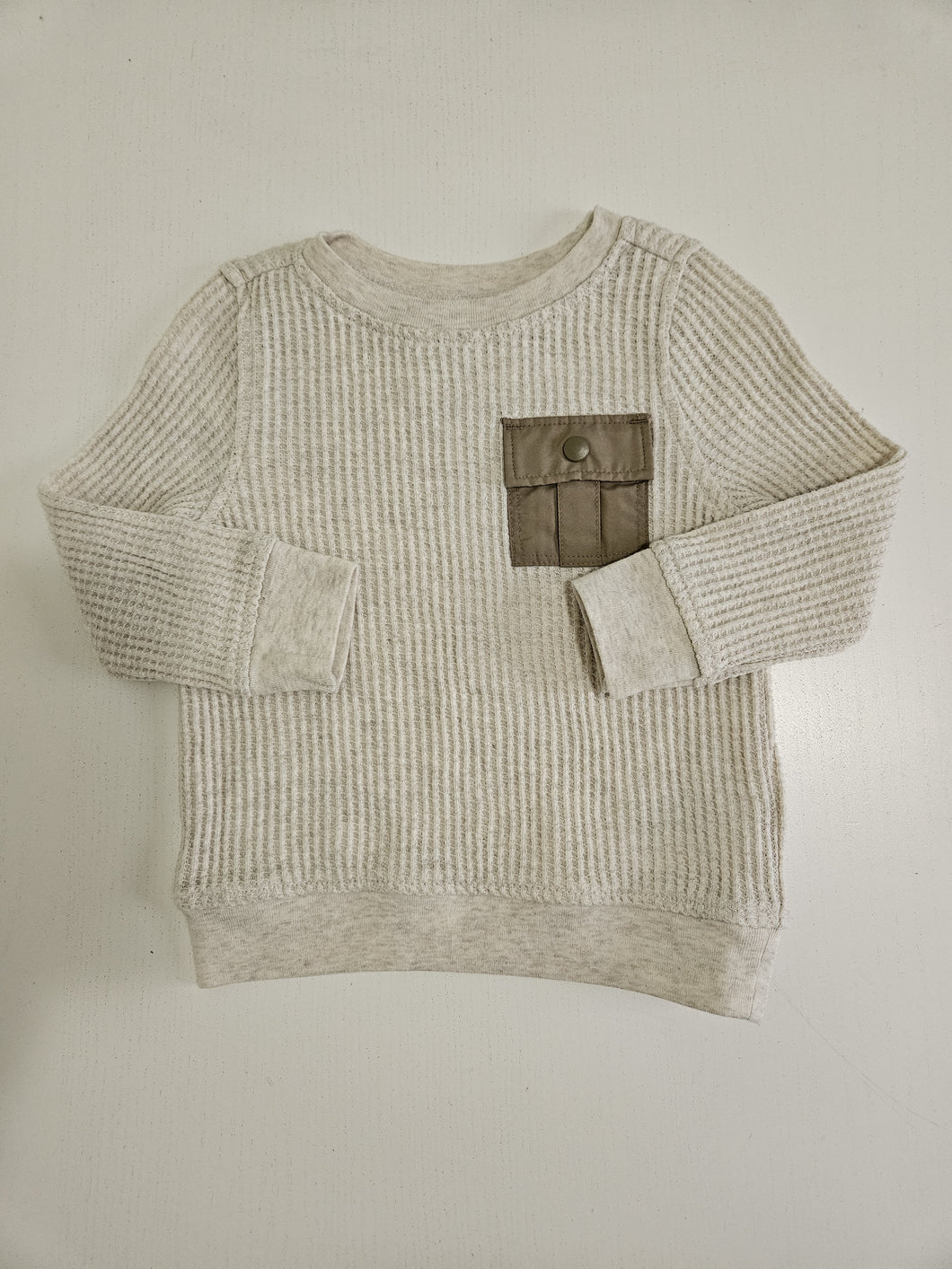 Old Navy • Beige Waffle Shirt