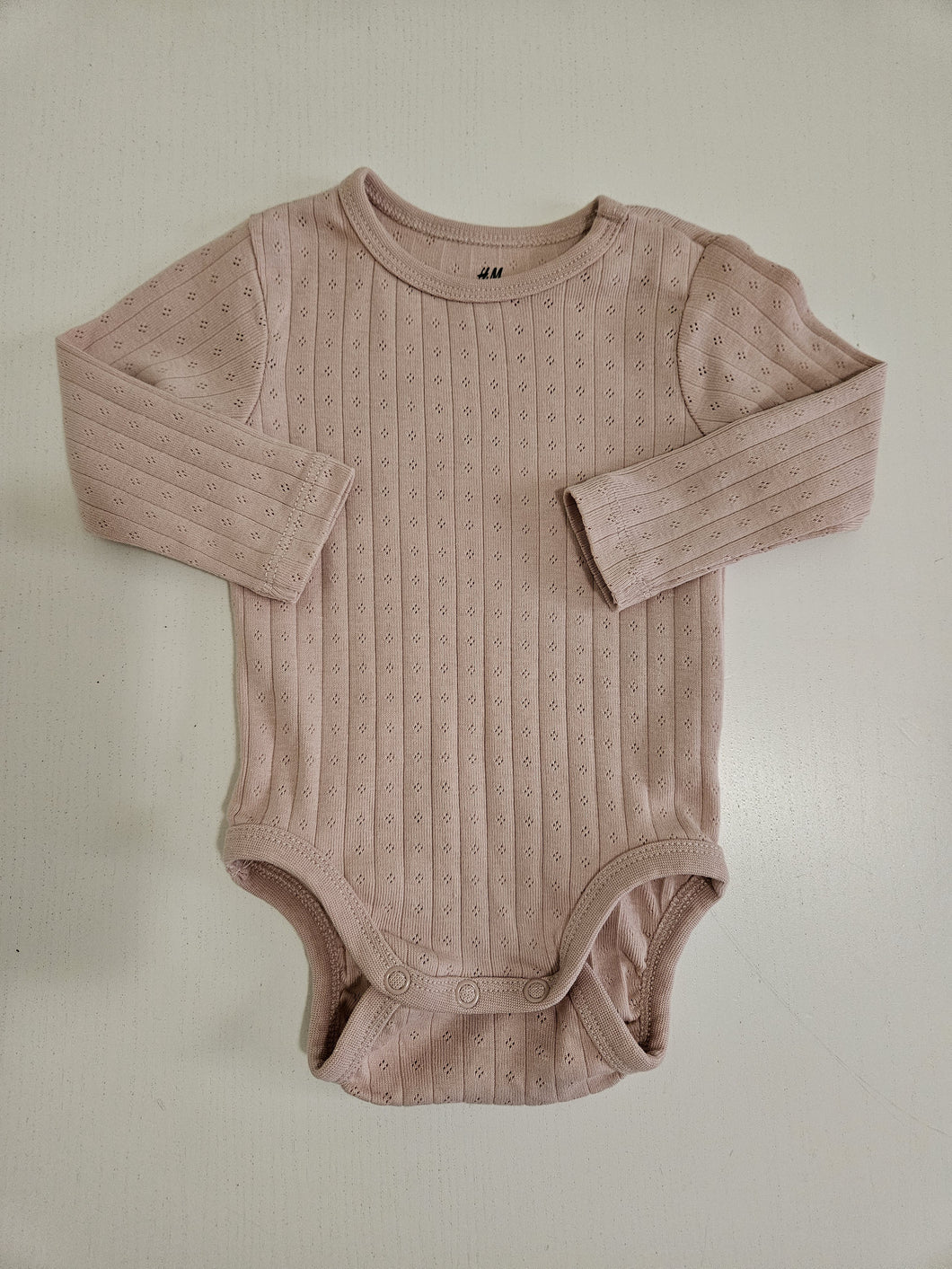 H&M • Blush Pointelle Bodysuit