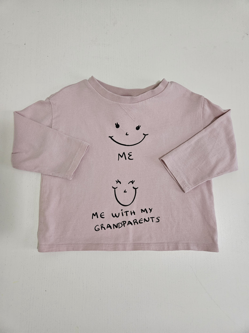 Zara • Pink Happy With Grandparents Shirt