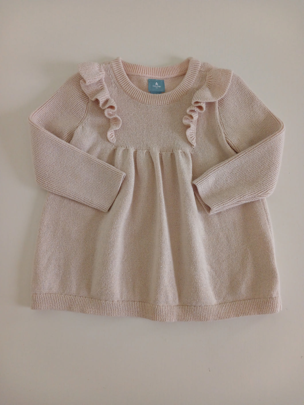 <b>Baby Gap</b> Frilly Sparkly Knit Sweater