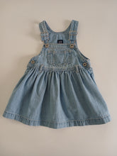 Load image into Gallery viewer, &lt;b&gt;Baby Gap&lt;/b&gt; My First Denim Overall Dress
