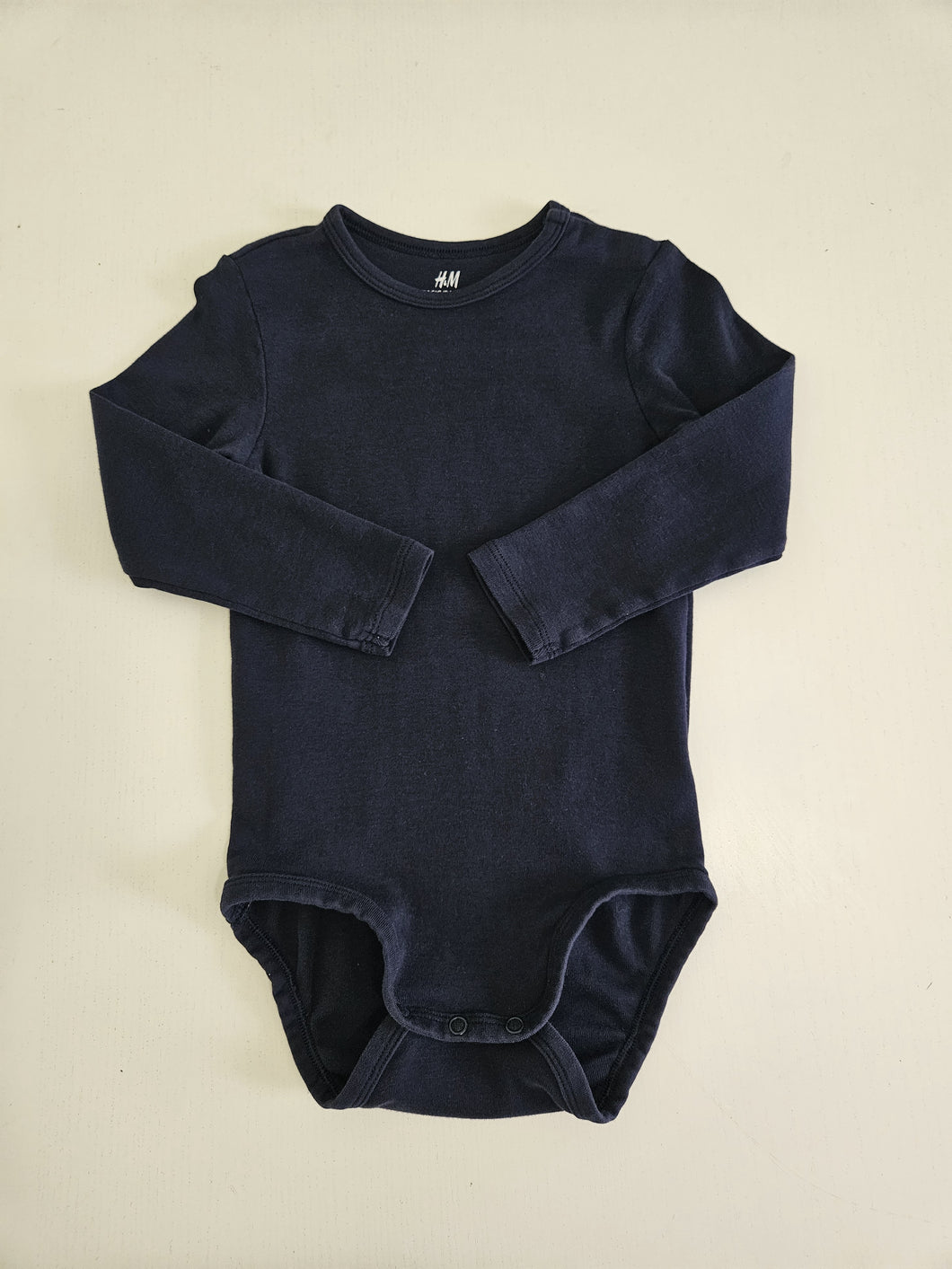 H&M • Solid Navy Bodysuit