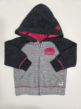 Load image into Gallery viewer, ROOTS • Salt &amp; Pepper Magenta Hoodie

