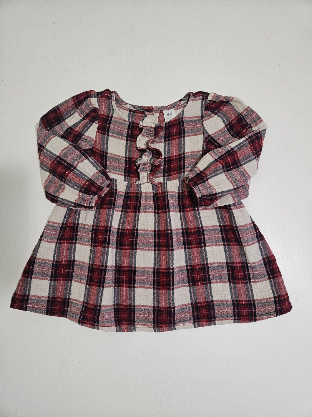 H&M • Holiday Plaid Dress