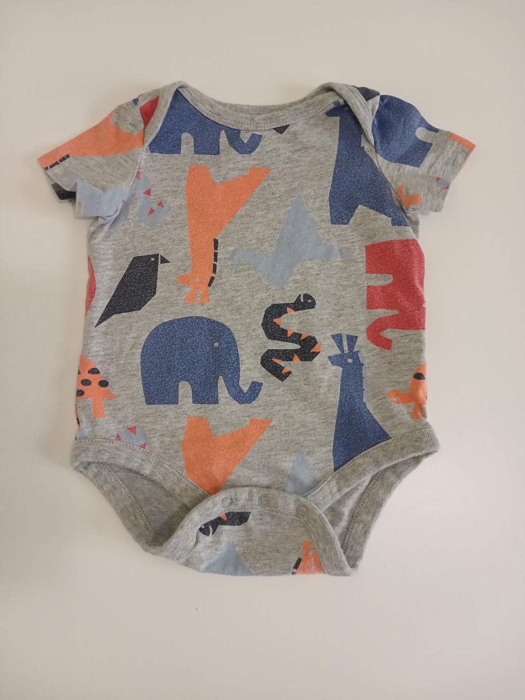 <b>Baby Gap</b> Geometric Animal Print Bodysuit