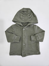 Cargar imagen en el visor de la galería, Carter's • Purely Soft Sage Hooded Shirt
