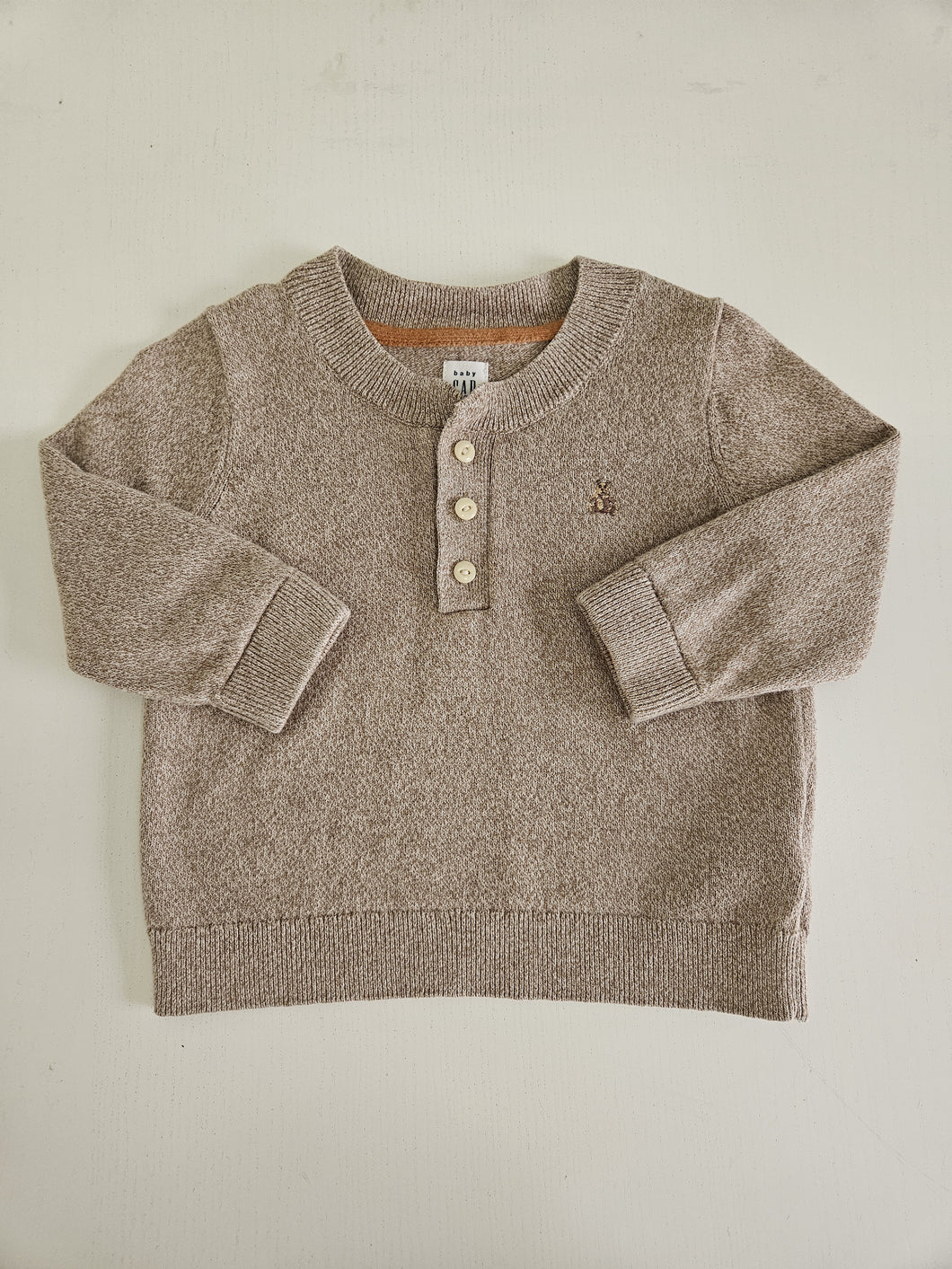 Baby Gap • Wheat Knit Pullover Sweater