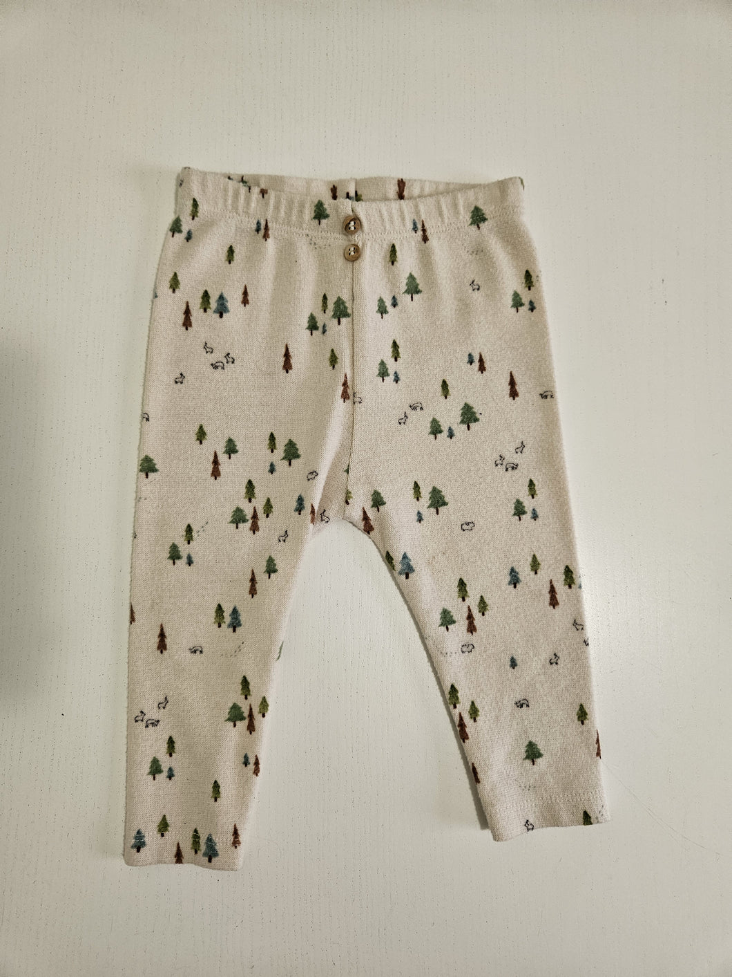 Zara • Soft Tree Print Pants