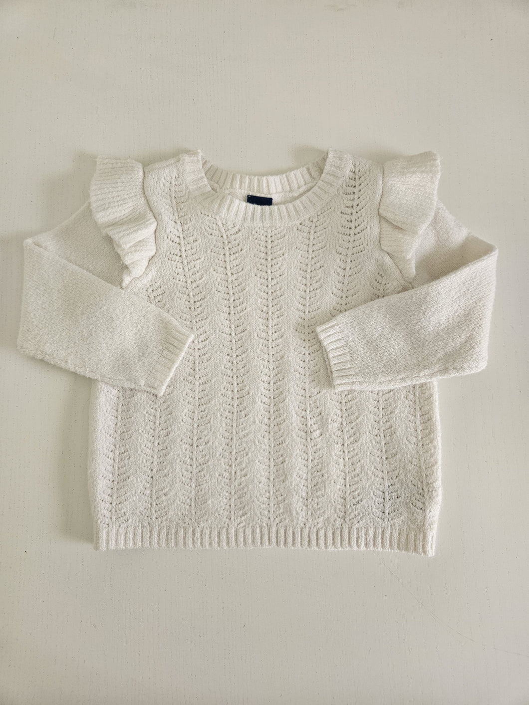 Old Navy • Frilly Sleeve Knit Sweater